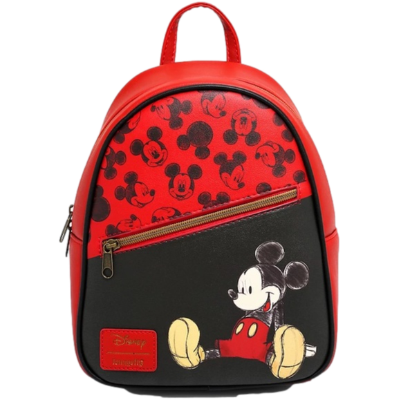 Loungefly Handbags - NWT Loungefly Mickey Mouse Disney Diagonal Pocket Mini